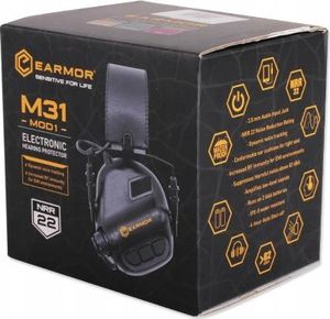 Earmor M31 Mod 3 aktywne ochronniki słuchu 1