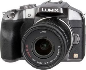 Aparat cyfrowy Panasonic Lumix DMC-G6 Kit Titanium Srebrny + 14-42 mm OIS (DMC-G6KEG-S) 1