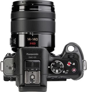 Aparat Panasonic Lumix DMC-G5 Kit Czarny + 14-140 Power OIS (DMC-G5HEG-K) 3