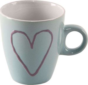 Orion Kubek ceramiczny w serca zestaw kubków do kawy herbaty 4 sztuki 230 ml 7