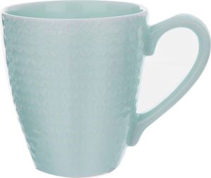 Orion Kubek ceramiczny z uchem do kawy herbaty 430 ml ZIELONY uniwersalny 1