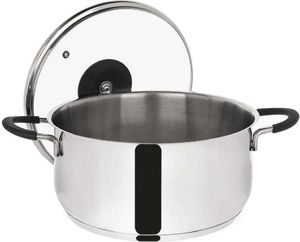 Orion Garnek stalowy Dalie z pokrywką 14cm 1l 2