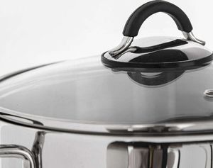 Orion Garnek stalowy Dalie z pokrywką 22cm 4l 3