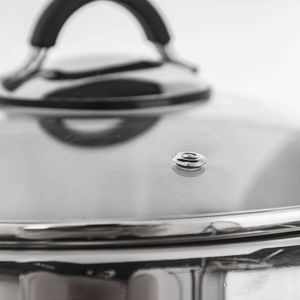 Orion Garnek stalowy Dalie z pokrywką 22cm 4l 5