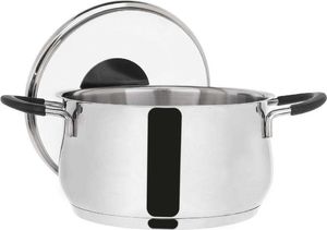 Orion Garnek stalowy Dalie z pokrywką 20cm 3.7l 2