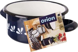 Orion Garnek rondel garnuszek emaliowany 12cm 0.6l niebieski 2