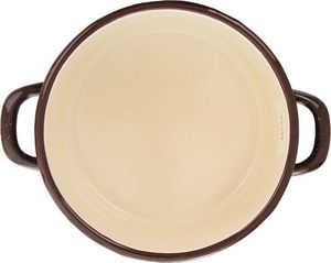 Orion Garnek rondel garnuszek emaliowany 1.5l brązowy 2