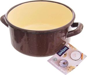 Orion Garnek rondel garnuszek emaliowany 1.5l brązowy 5