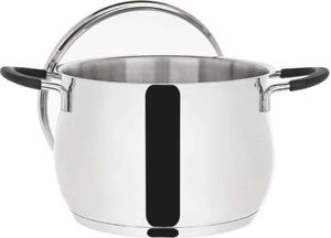 Orion Garnek stalowy Dalie z pokrywką 20cm 4.8l 2