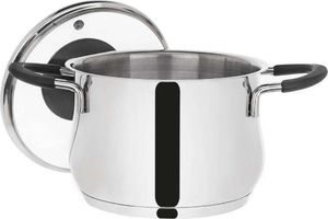Orion Garnek stalowy Dalie z pokrywką 16cm 2.4l 2