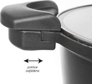 Orion Garnek CIŚNIENIOWY próżniowy szybkowarowy szybkowar granitowy GRANDE 5,5L 26 cm uniwersalny 8