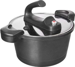 Orion Garnek CIŚNIENIOWY próżniowy szybkowarowy szybkowar granitowy GRANDE 5,5L 26 cm uniwersalny 10