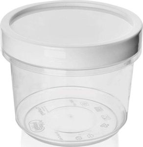 Orion Pojemnik kuchenny OKRĄGŁY do żywności z pokrywką uszczelką zakręcany 560 ml uniwersalny 2