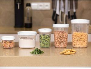 Orion Pojemnik kuchenny OKRĄGŁY do żywności z pokrywką uszczelką zakręcany 560 ml uniwersalny 3