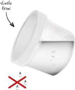 Orion Pojemnik kuchenny OKRĄGŁY do żywności z pokrywką uszczelką zakręcany 560 ml uniwersalny 5