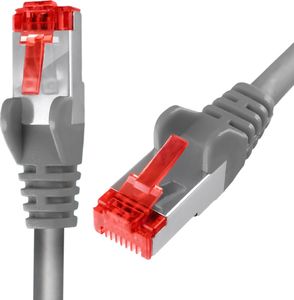 Spacetronik Kabel RJ45 CAT 6 S/FTP AWG27 LSZH szary 25m 1