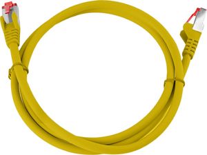 Spacetronik Kabel RJ45 CAT 6 S/FTP AWG27 LSZH żółty 0,5m 3