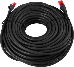 Spacetronik Kabel RJ45 CAT 6 U/UTP AWG24 czarny 30m 3