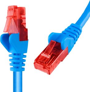 Spacetronik Kabel RJ45 CAT 6 U/UTP AWG24 niebieski 30m 1