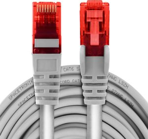 Spacetronik Kabel RJ45 CAT 6 U/UTP AWG24 biały 25m 2