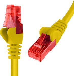 Spacetronik Kabel RJ45 CAT 6 U/UTP AWG24 żółty 30m 1