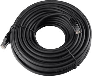 Spacetronik Kabel RJ45 CAT8 S/FTP AWG26 CU LSZH czarny 12m 3