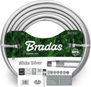 Bradas Wąż ogrodowy 1/2 20m NTS WHITE SILVER WWS1/220 BRADAS 5335 1