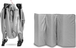 Caretero ŁÓŻECZKO TURYSTYCZNE CARETERO ESTI GREY 9