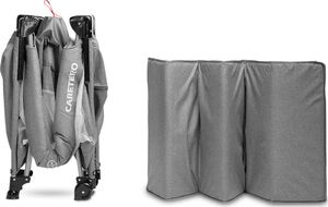 Caretero ŁÓŻECZKO TURYSTYCZNE CARETERO ESTI GRAPHITE 9