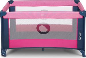 Lionelo Łóżeczko turystyczne Lionelo STEFI Pink rose 3
