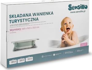 Sensillo Składana wanienka szara 15