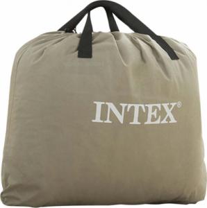 Intex Materac Dmuchany Jednoosobowy z Pompką Eklektyczną Szary 5