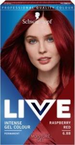 Schwarzkopf Koloryzacja do włosów w żelu Live Intense 6.88 Raspberry Red 1