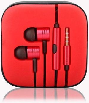 Słuchawki Global Technology HF MI 3.5 mm Czerwony (5901836981431) 1