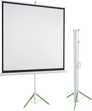 Ekran do projektora 2x3 Ekran projekcyjny na stojaku 2x3 ETPR1515R/ECO (rozwijane ręcznie; 147 x 147 cm; 1:1; 84") 1