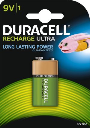 Duracell Akumulator Recharge Ultra 9V Block 170mAh 1 szt. 1