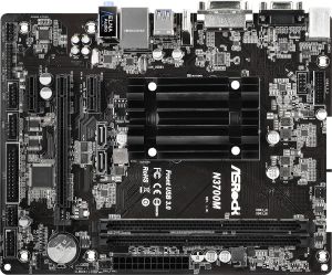 Płyta główna ASRock N3700M, N3700, DDR3, SATA3, USB 3.0, mATX (90-MXGXX0-A0UAYZ) 4