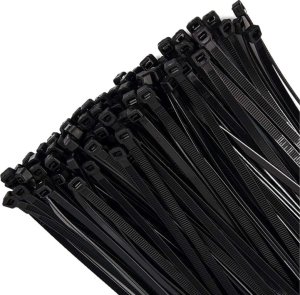 Kabel Mozos Kabel Mozos RCA (Cinch) x2 - RCA (Cinch) x2 1m czarny (MCABLE-2R2R) + Opaska zaciskowa Czarny 100 sztuk (MCABLE-M) 6