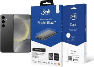 Smartfon Samsung Galaxy S24+ 5G 12/256GB Czarny (SM-S926BZKDEUB) + FlexibleGlass + Etui Clear Case 1