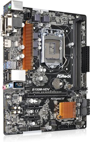 Płyta główna ASRock B150M-HDV (90-MXGYD0-A0UAYZ) 3