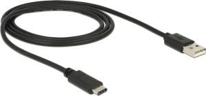 Kabel USB Delock USB-A - 1 m Czarny (83600) 1