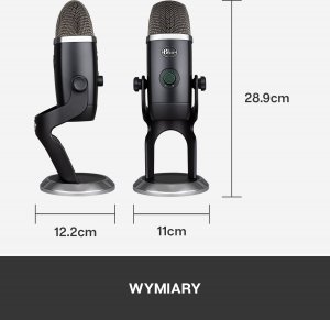 Mikrofon Blue YetiX USB Microph Blackout (988-000244) 11