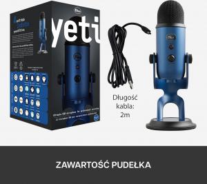 Mikrofon Blue Yeti USB Midnight Blue (988-000232) 10