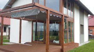 SunShade Roleta rzymska pozioma premium Decor 2,5x4 - Szary 8