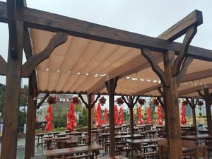 SunShade Roleta rzymska pozioma premium Decor 3x4 - Szara 9