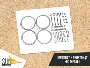 SunShade ŻAGIEL WODOSZCZELNY OGRODOWY 3X4 GRAFICZNY 9