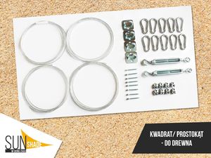 SunShade Żagiel Przeciwsłoneczny - 3,2x2,5 14