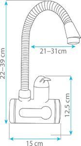 Przepływowy podgrzewacz wody Home Life Wall Digiterm Flexi 3.2 kW 0.6 MPa (7181-P) 6