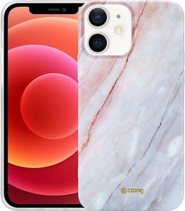Crong Crong Marble Case etui na iPhone 12 Mini (różowy) 1