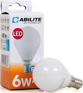 Abilite żarówka E14 "KULKA-MLECZNA", 420lm (5901583546877) 2